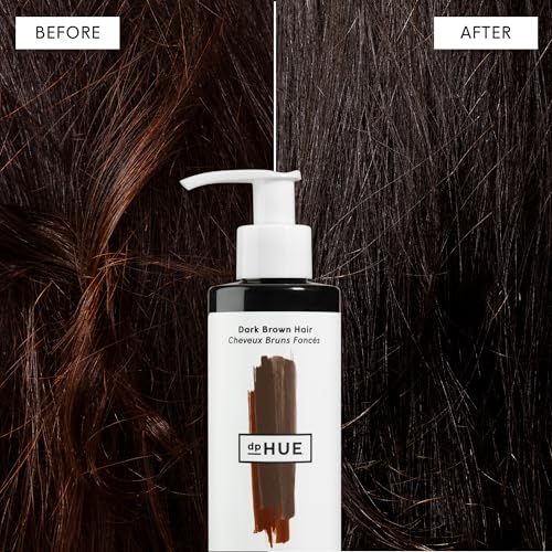 dpHUE Gloss+ Toning, Green - Deep Condition & Neutralize Brass - For Dark Hair, Red Warmth, Dark Brown - Anti-Brass Treatment, Hair Conditioner - Vegan, Leaping Bunny - 6.5 oz